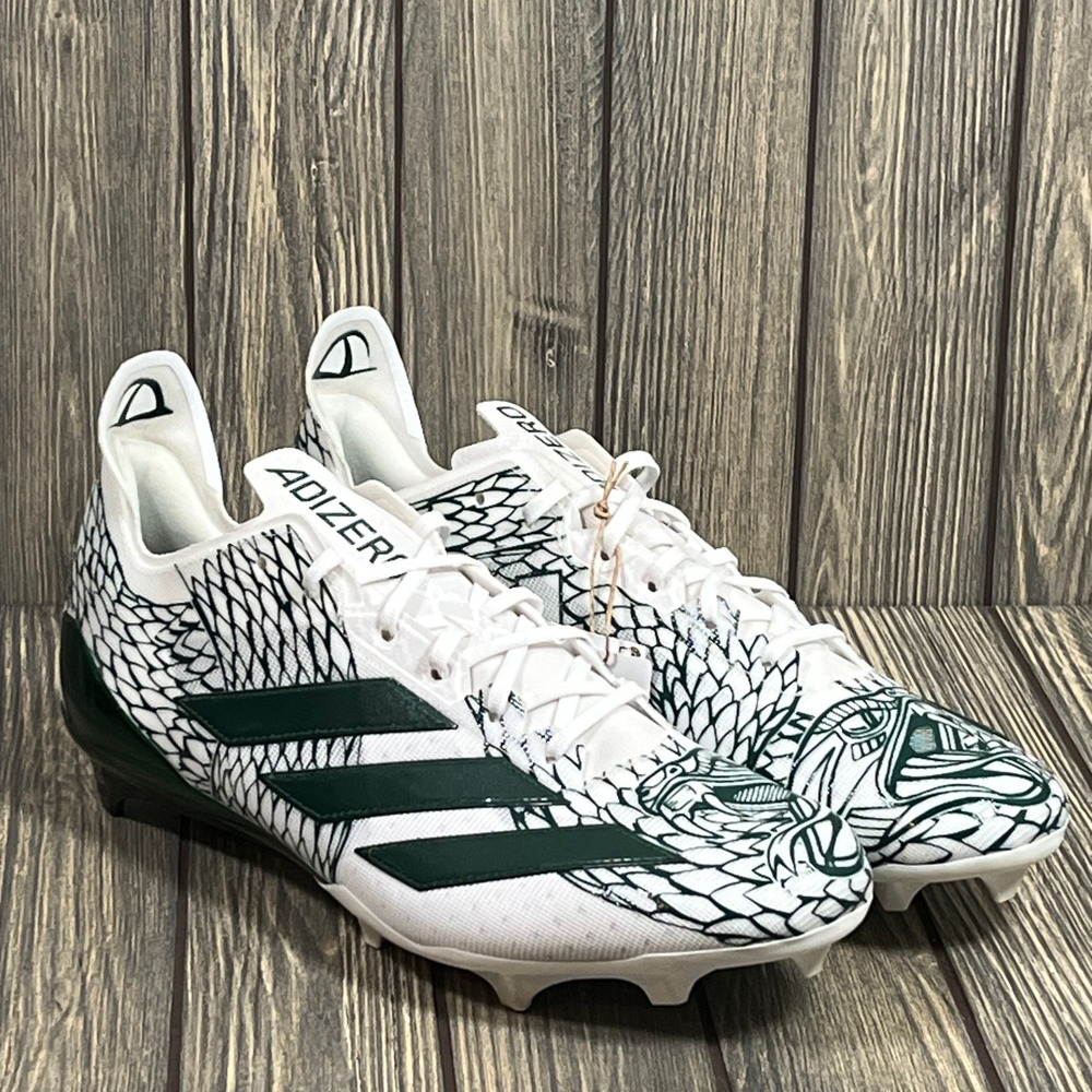Adidas Adizero Electric Cobra Snake Football Cleats Men 15 IH8568 Green White
